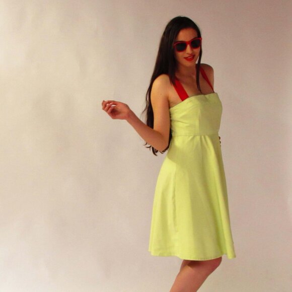 One-of-a-kind party dress, small, light green - Picture 3 of 4